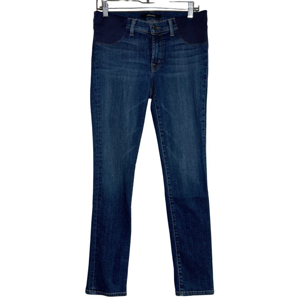 J Brand Mama J Mid Rise Super Skinny Maternity Jeans Women's SZ 27